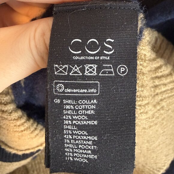 COS colour block cardigan - Picture 4 of 4